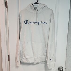 Champion Men's Light Gray Hoodie